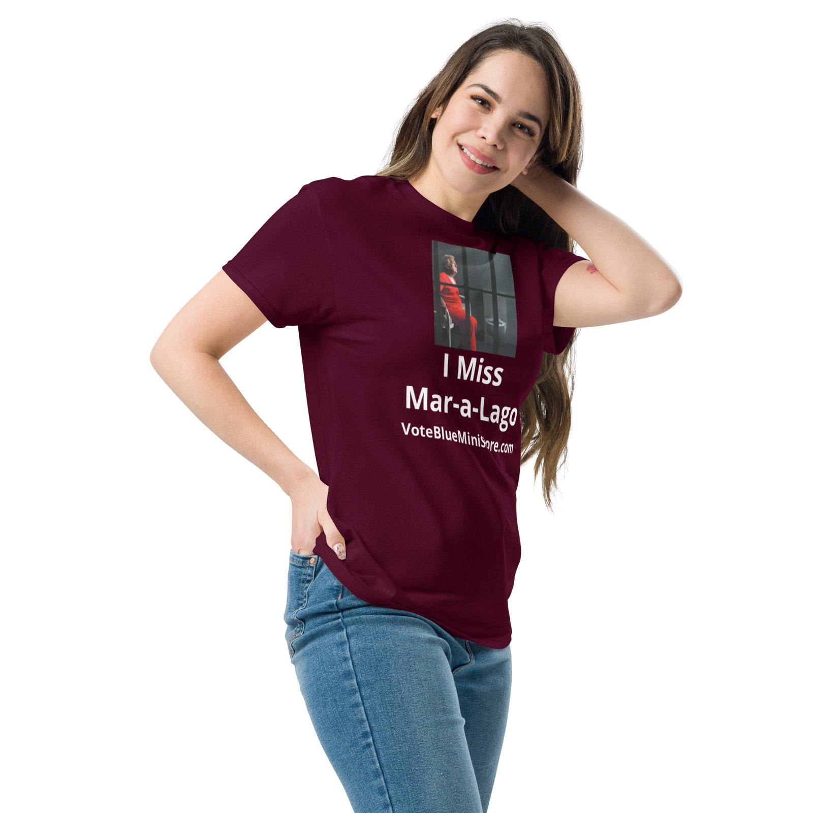 unisex-classic-tee-maroon-left-front-66c12794b1f78.jpg