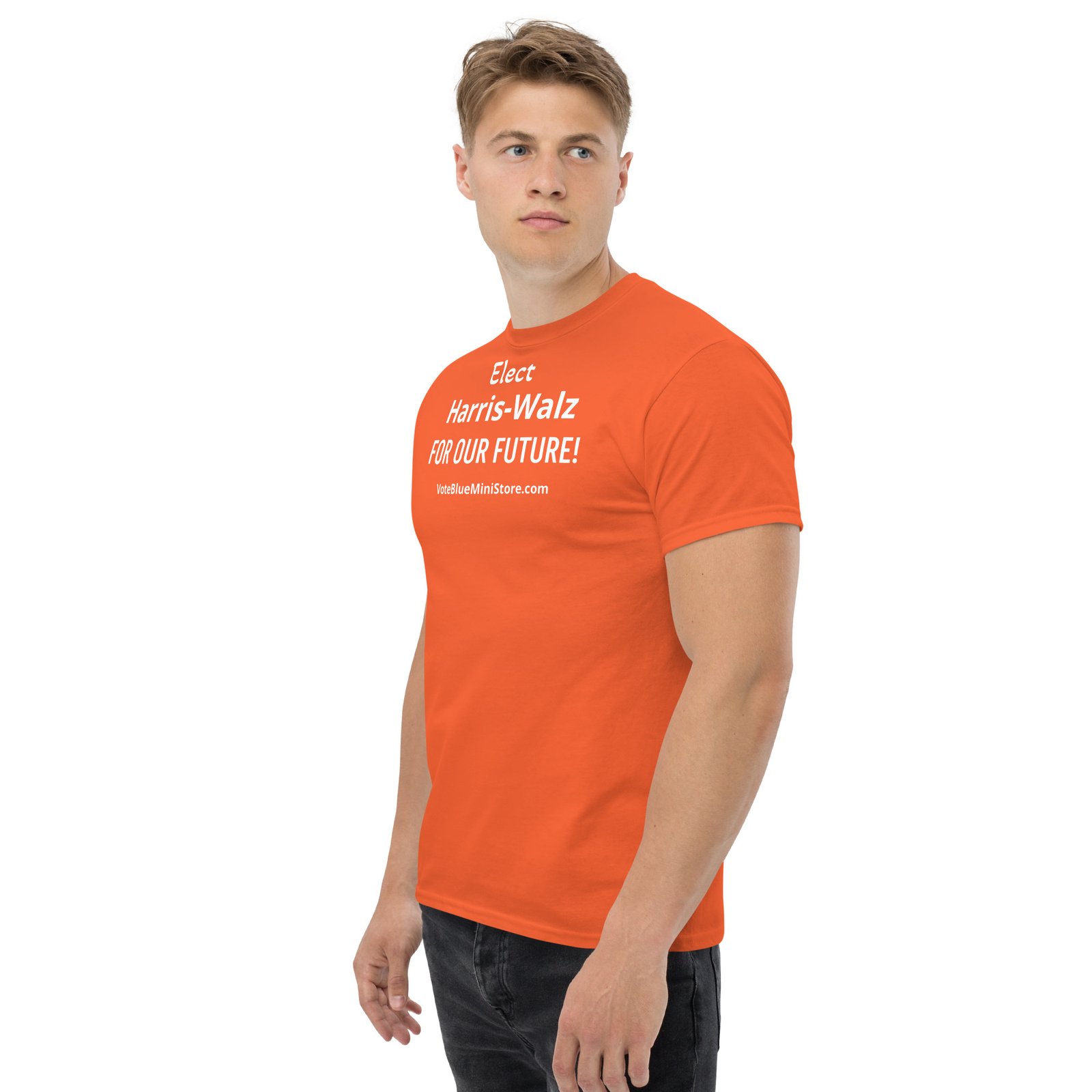 unisex-classic-tee-orange-left-front-66de34289bf39.jpg