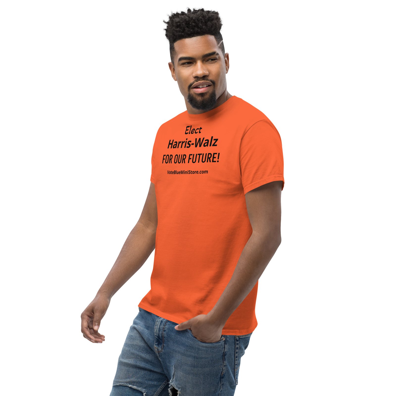 unisex-classic-tee-orange-left-front-66de367e261f2.jpg